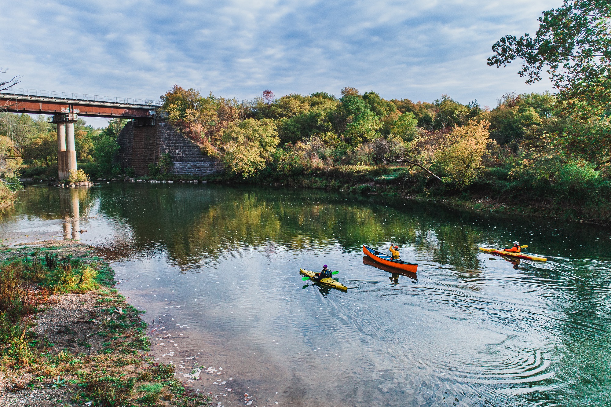 paddling trip along nith river