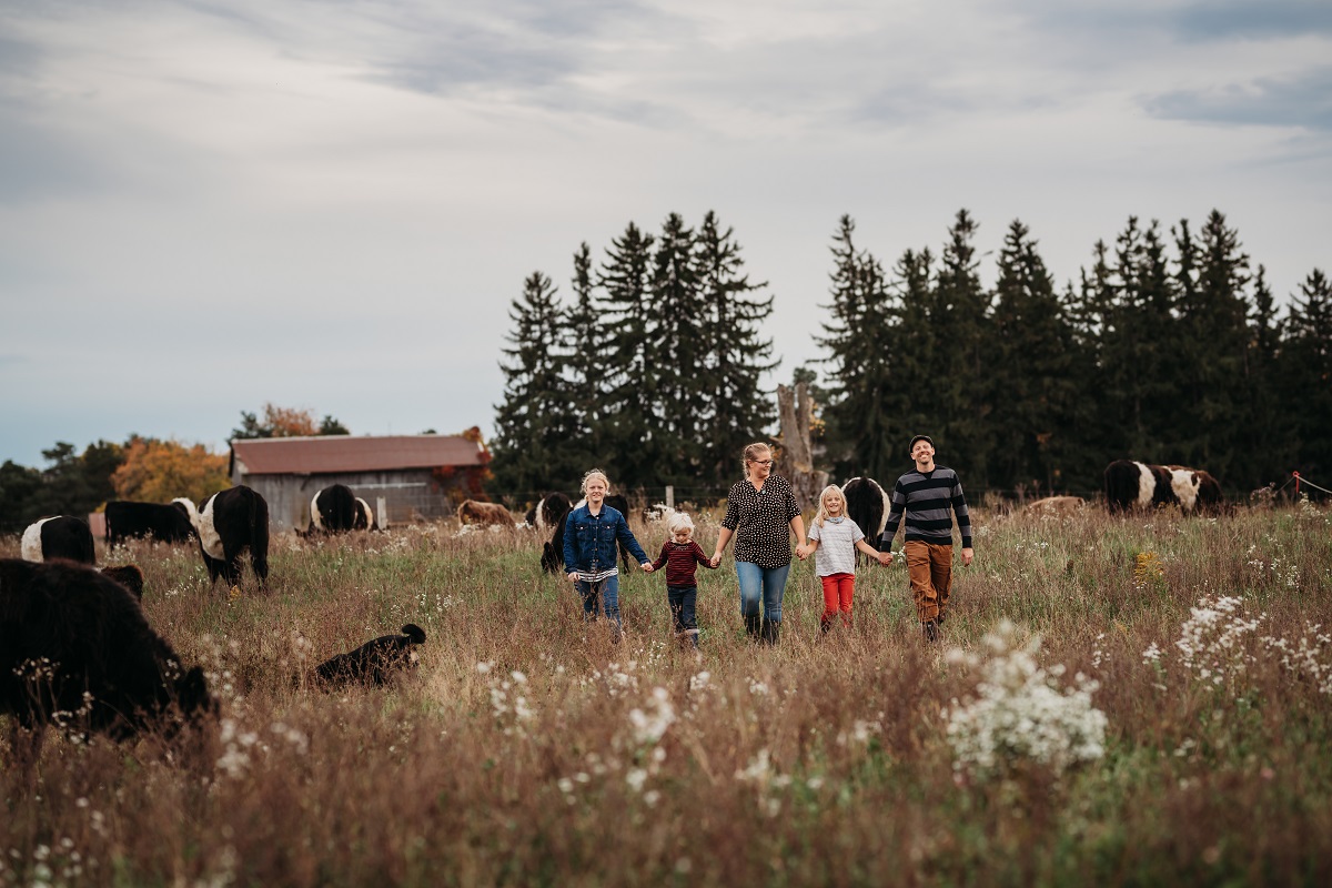 greener pastures eco farm family