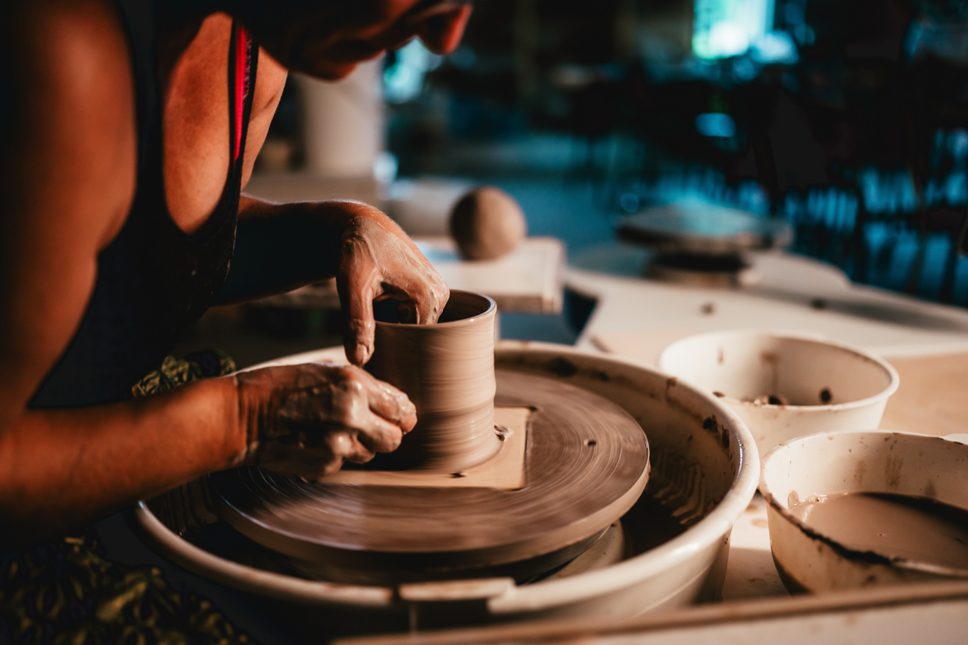 Ingersoll Creative Arts Centre pottery wheel