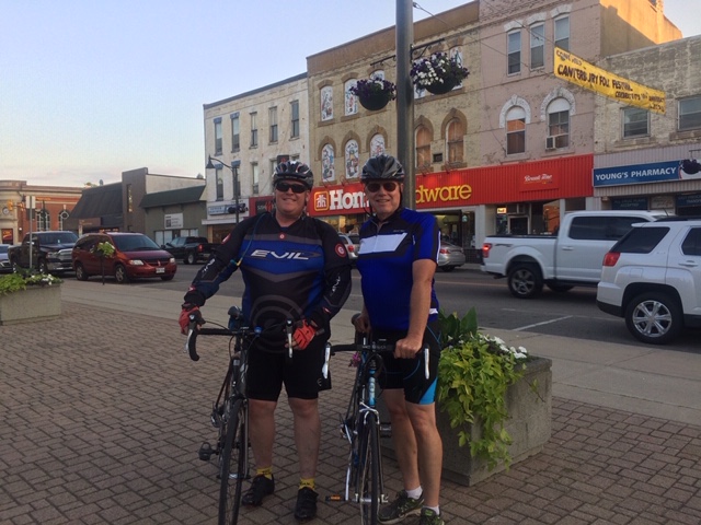 jeremy and sam in downtown ingersoll, 2019
