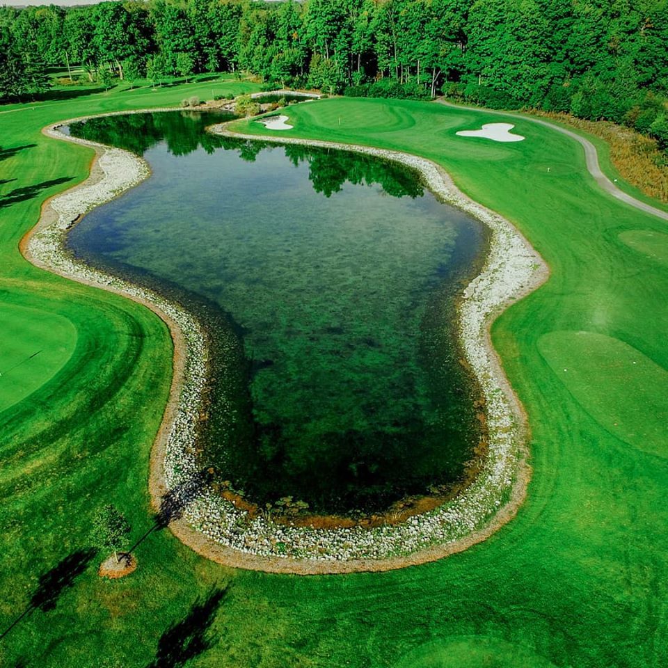 innerkip highlands golf club aerial shot