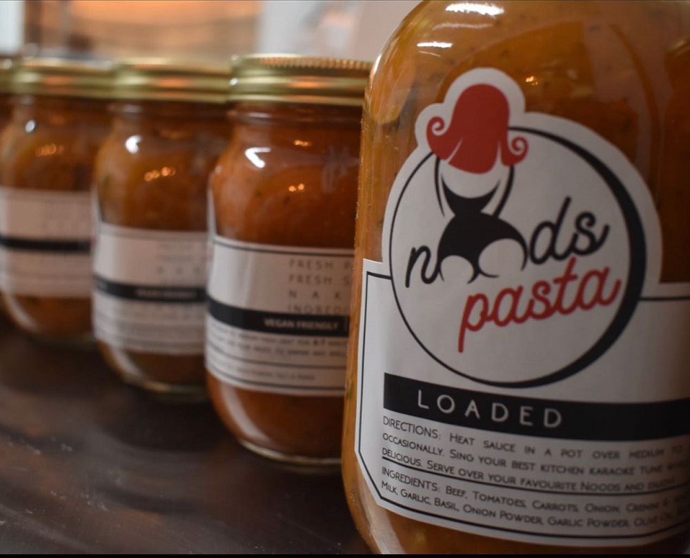 sauce from noods pasta