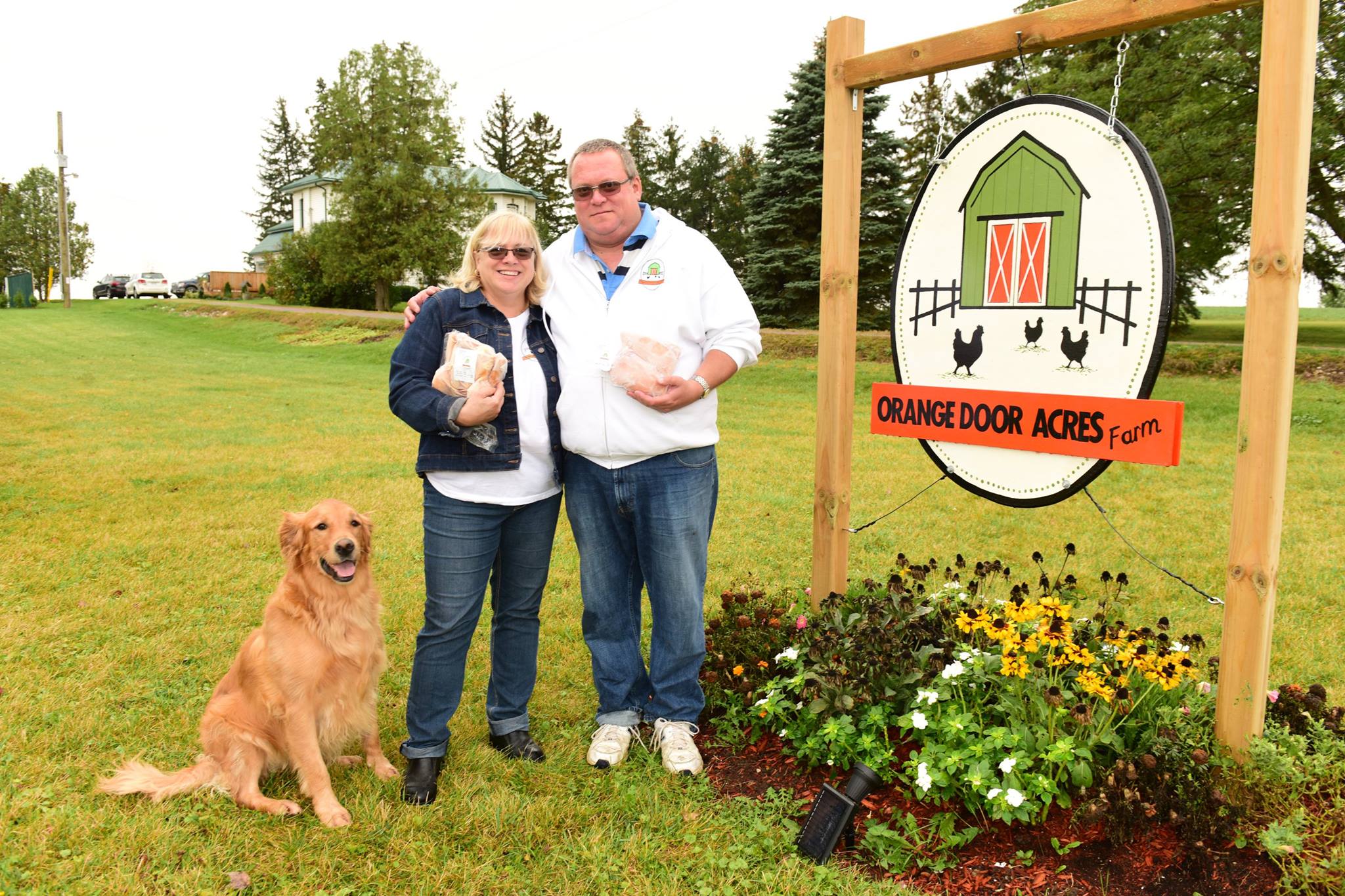 donna, tim and their cute dog