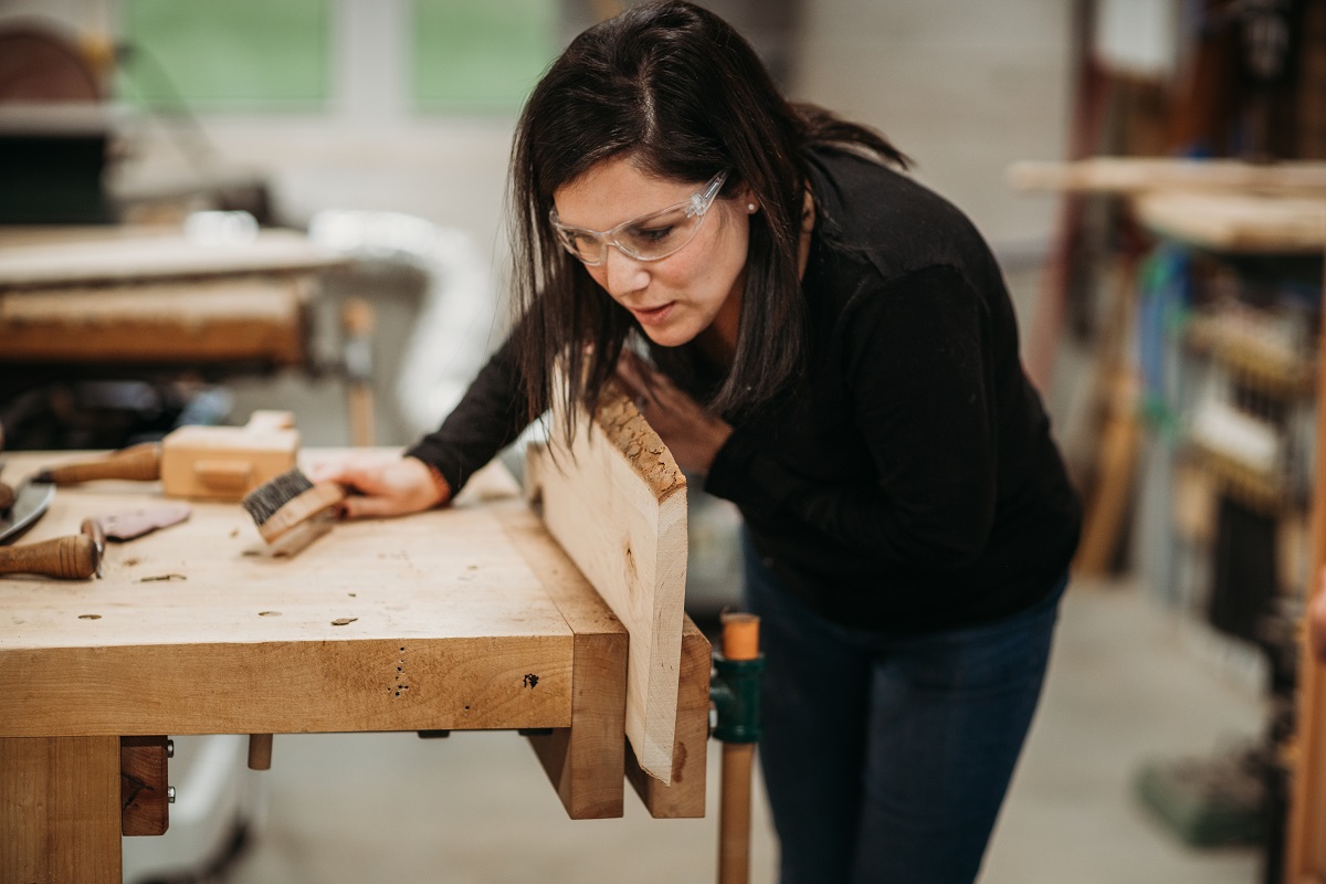 woodshop working