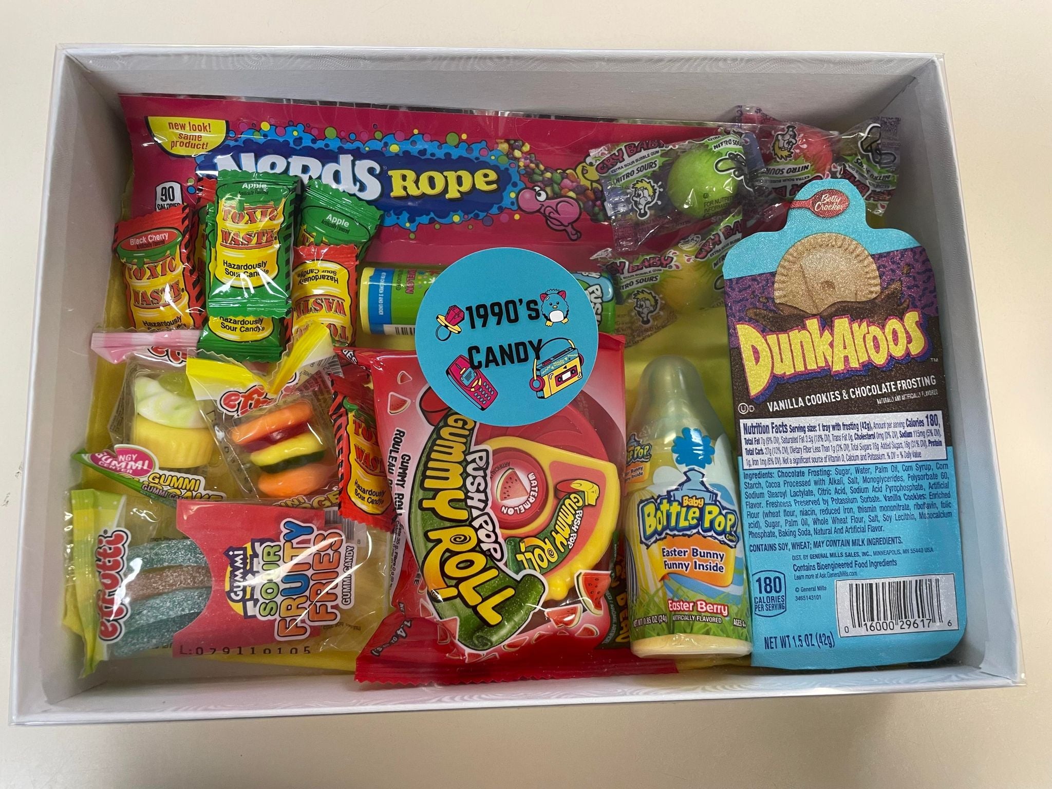 90s box at Reel Treats