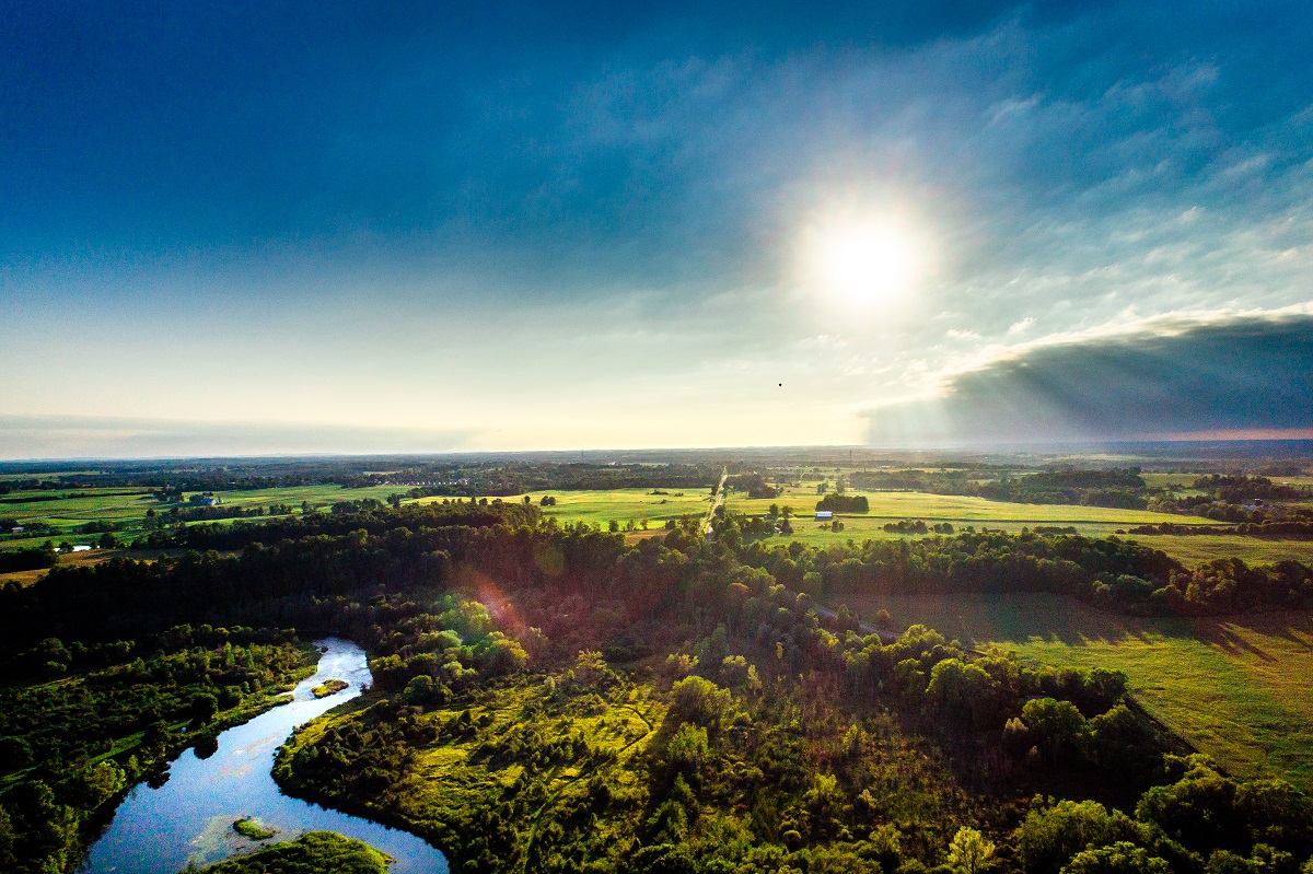 top view of the Nith