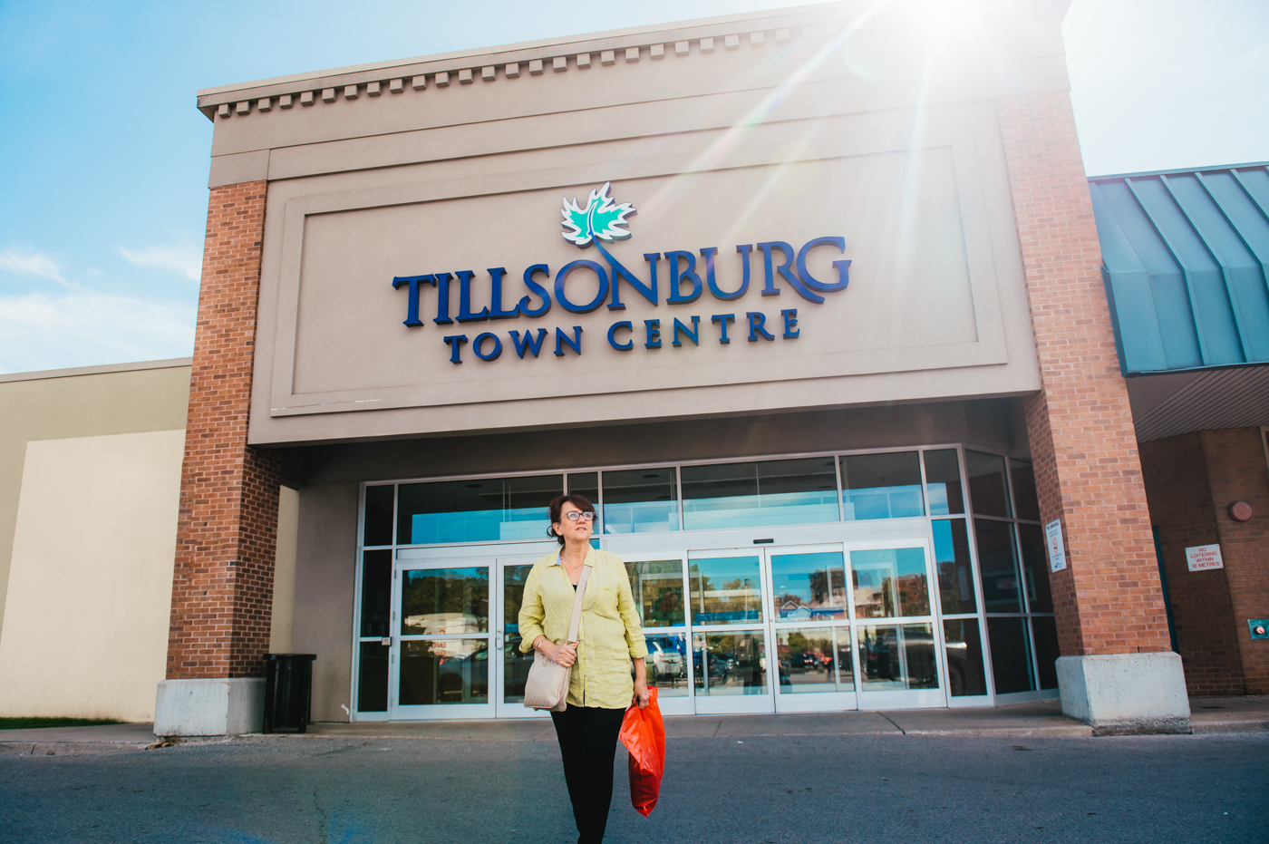 Tillsonburg Town Centre Mall accessible entrance
