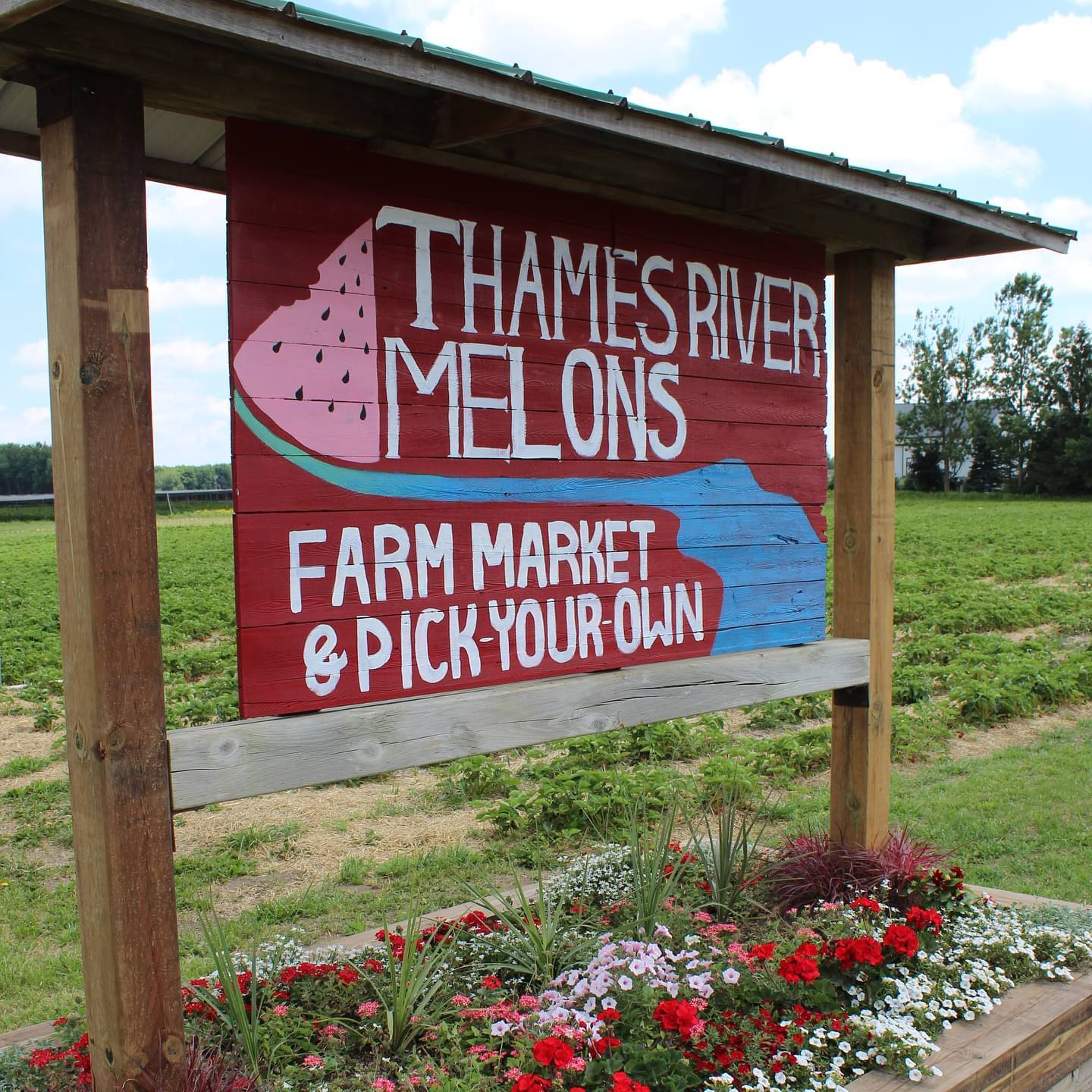 Thames River Melons Sign