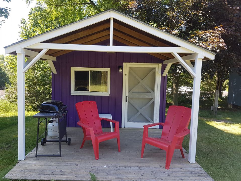 willow lake purple cabin