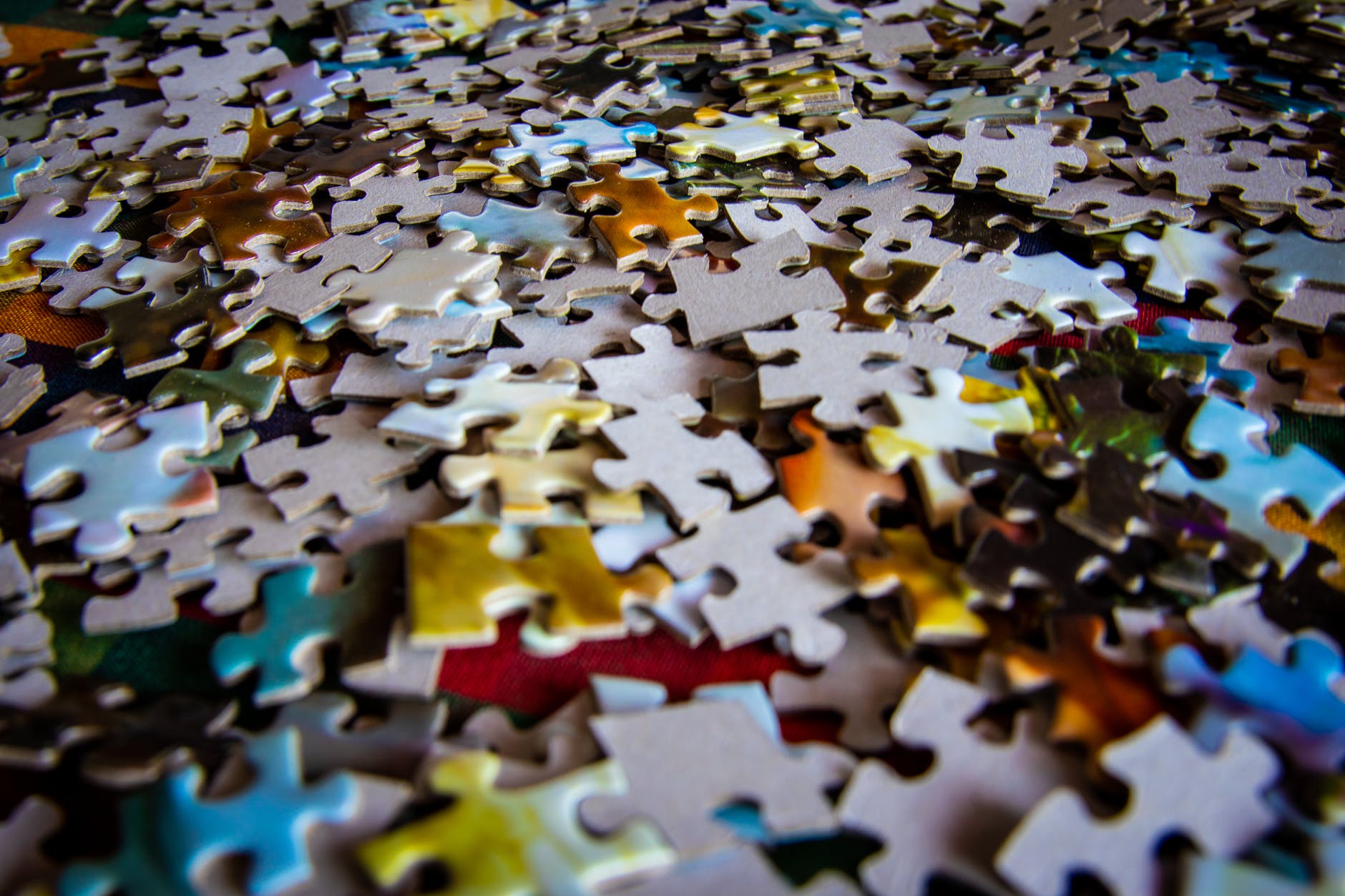jigsaw buzzle stock image