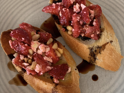 Strawberry Bruschetta