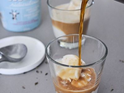 Vanilla Bean Lavender Affogato