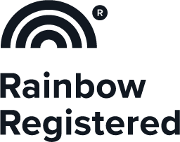 Rainbow Registered Logo